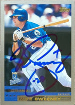 Mike Sweeney Signed 2000 Topps Baseball Card - Kansas City Royals