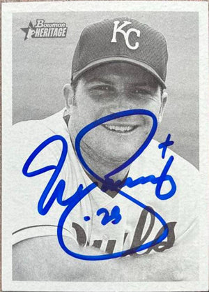 Mike Sweeney Signed 2001 Bowman Heritage Baseball Card - Kansas City Royals - PastPros