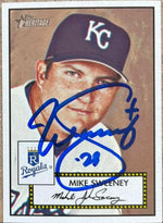 Mike Sweeney Signed 2001 Topps Heritage Baseball Card - Kansas City Royals - PastPros