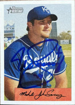 Mike Sweeney Signed 2002 Bowman Heritage Baseball Card - Kansas City Royals