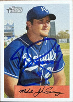 Mike Sweeney Signed 2002 Bowman Heritage Baseball Card - Kansas City Royals - PastPros
