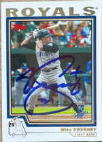 Mike Sweeney Signed 2004 Topps Baseball Card - Kansas City Royals - PastPros