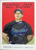 Mike Sweeney Signed 2004 Topps Cracker Jack Baseball Card - Kansas City Royals