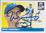 Mike Sweeney Signed 2004 Topps Heritage Baseball Card - Kansas City Royals