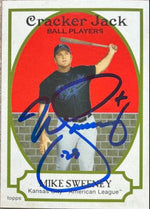 Mike Sweeney Signed 2005 Topps Cracker Jack Baseball Card - Kansas City Royals