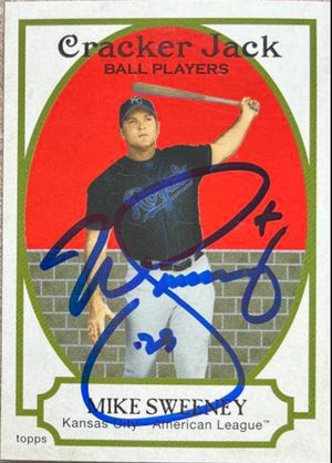Mike Sweeney Signed 2005 Topps Cracker Jack Baseball Card - Kansas City Royals - PastPros