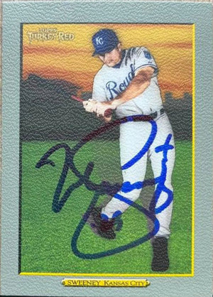 Mike Sweeney Signed 2006 Topps Turkey Red Baseball Card - Kansas City Royals