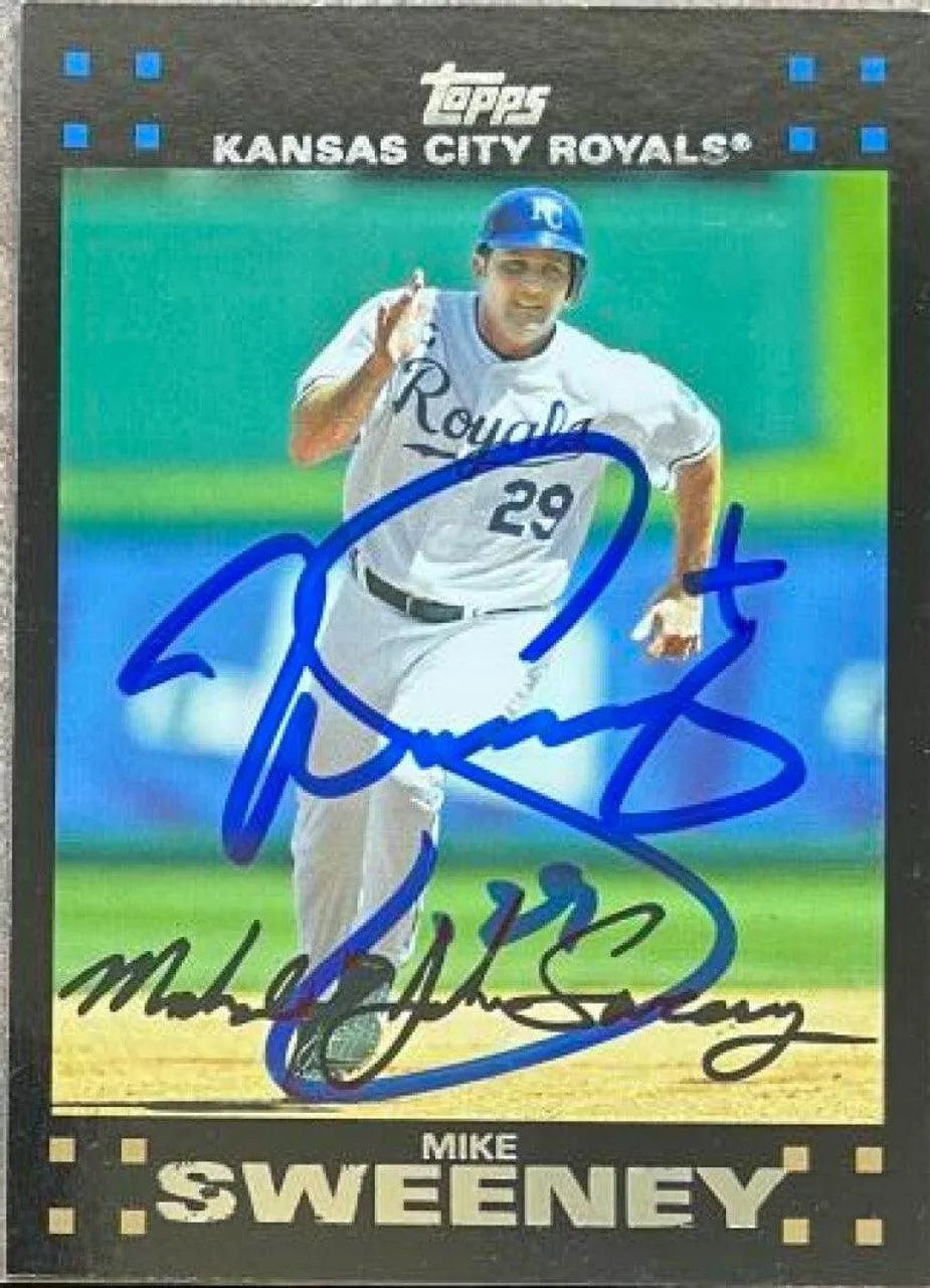 Mike Sweeney Signed 2007 Topps Baseball Card - Kansas City Royals