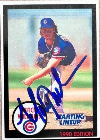 Mitch Williams Signed 1990 Kenner Starting Lineup Baseball Card - Chicago Cubs