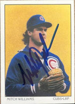 Mitch Williams Signed 1990 Score Baseball Card - Chicago Cubs - PastPros