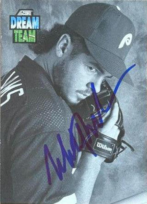 Mitch Williams Signed 1992 Score Dream Team Baseball Card - Philadelphia Phillies - PastPros