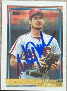 Mitch Williams Signed 1992 Topps Gold Winner Baseball Card - Philadelphia Phillies - PastPros