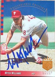 Mitch Williams Signed 1993 SP Baseball Card - Philadelphia Phillies - PastPros