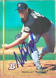 Mitch Williams Signed 1994 Bowman Baseball Card - Houston Astros - PastPros