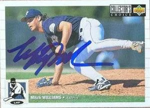 Mitch Williams Signed 1994 Collector's Choice Baseball Card - Houston Astros