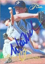 Mitch Williams Signed 1994 Flair Baseball Card - Houston Astros