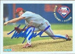 Mitch Williams Signed 1994 Fleer Baseball Card - Philadelphia Phillies