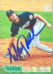 Mitch Williams Signed 1994 Stadium Club Golden Rainbow Baseball Card - Houston Astros - PastPros