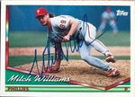 Mitch Williams Signed 1994 Topps Baseball Card - Philadelphia Phillies