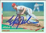 Mitch Williams Signed 1994 Topps Gold Baseball Card - Philadelphia Phillies