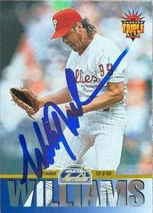Mitch Williams Signed 1994 Triple Play Baseball Card - Philadelphia Phillies