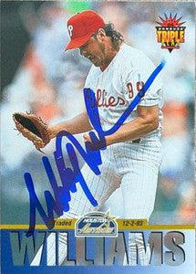 Mitch Williams Signed 1994 Triple Play Baseball Card - Philadelphia Phillies - PastPros