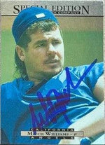 Mitch Williams Signed 1995 Upper Deck Special Edition Baseball Card - California Angels