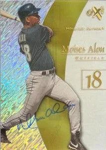 Moises Alou Signed 1998 Skybox E-X2001 Baseball Card - Houston Astros