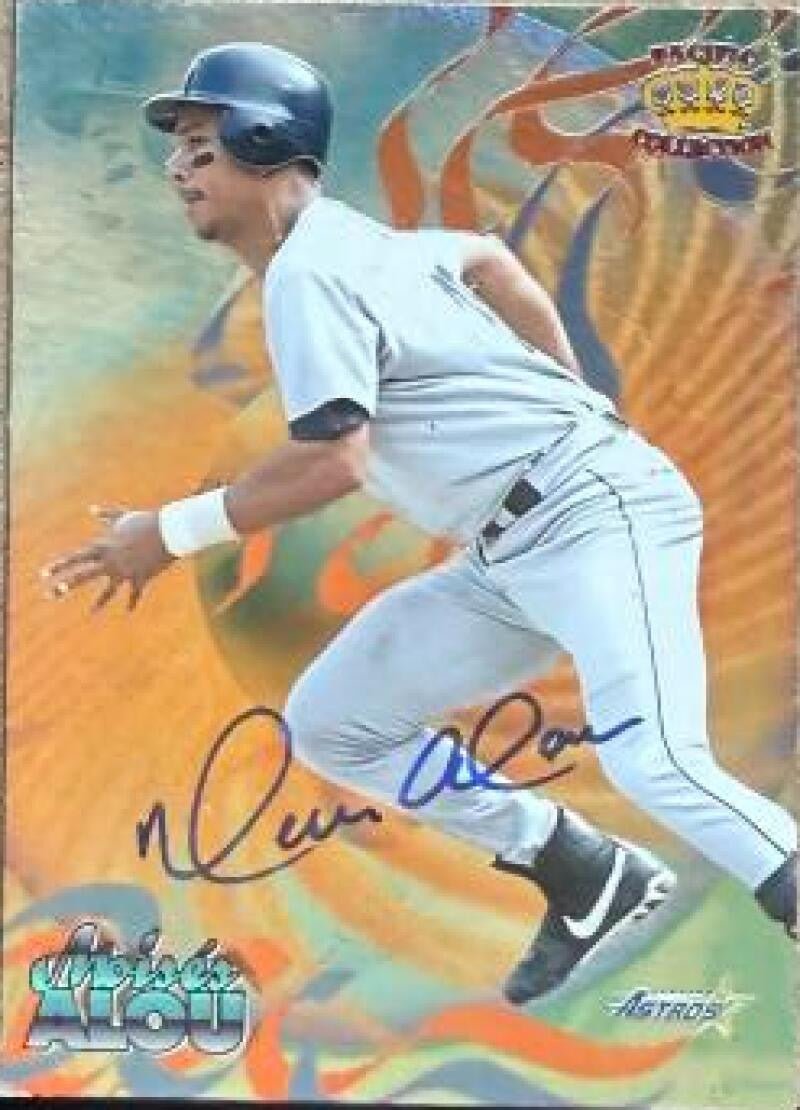 Moises Alou Signed 1999 Pacific Crown Collection Latinos of Baseball Card - Houston Astros