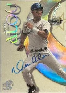 Moises Alou Signed 1999 Skybox E-X Century Baseball Card - Houston Astros