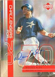 Moises Alou Signed 1999 Upper Deck Challengers for 70 Baseball Card - Houston Astros - PastPros
