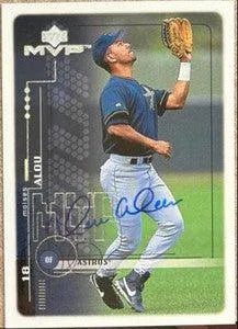 Moises Alou Signed 1999 Upper Deck MVP Baseball Card - Houston Astros