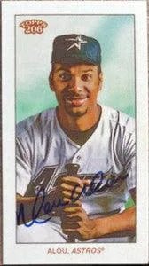 Moises Alou Signed 2022 Topps 206 Baseball Card - Houston Astros