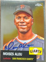 Moises Alou Signed 2022 Topps Chrome Platinum Anniversary Baseball Card - San Francisco Giants