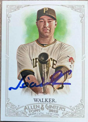 Neil Walker Signed 2012 Allen & Ginter Baseball Card - Pittsburgh Pirates