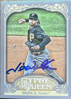 Neil Walker Signed 2012 Topps Gyspy Queen Baseball Card - Pittsburgh Pirates