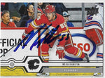 Noah Hanifin Signed 2019-20 Upper Deck Hockey Card - Calgary Flames