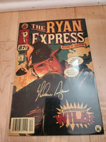 Nolan Ryan "The Ryan Express Rides Again" Pop Fly Pop Shop Print #100 – Signed by Nolan Ryan & Daniel Jacob Horine