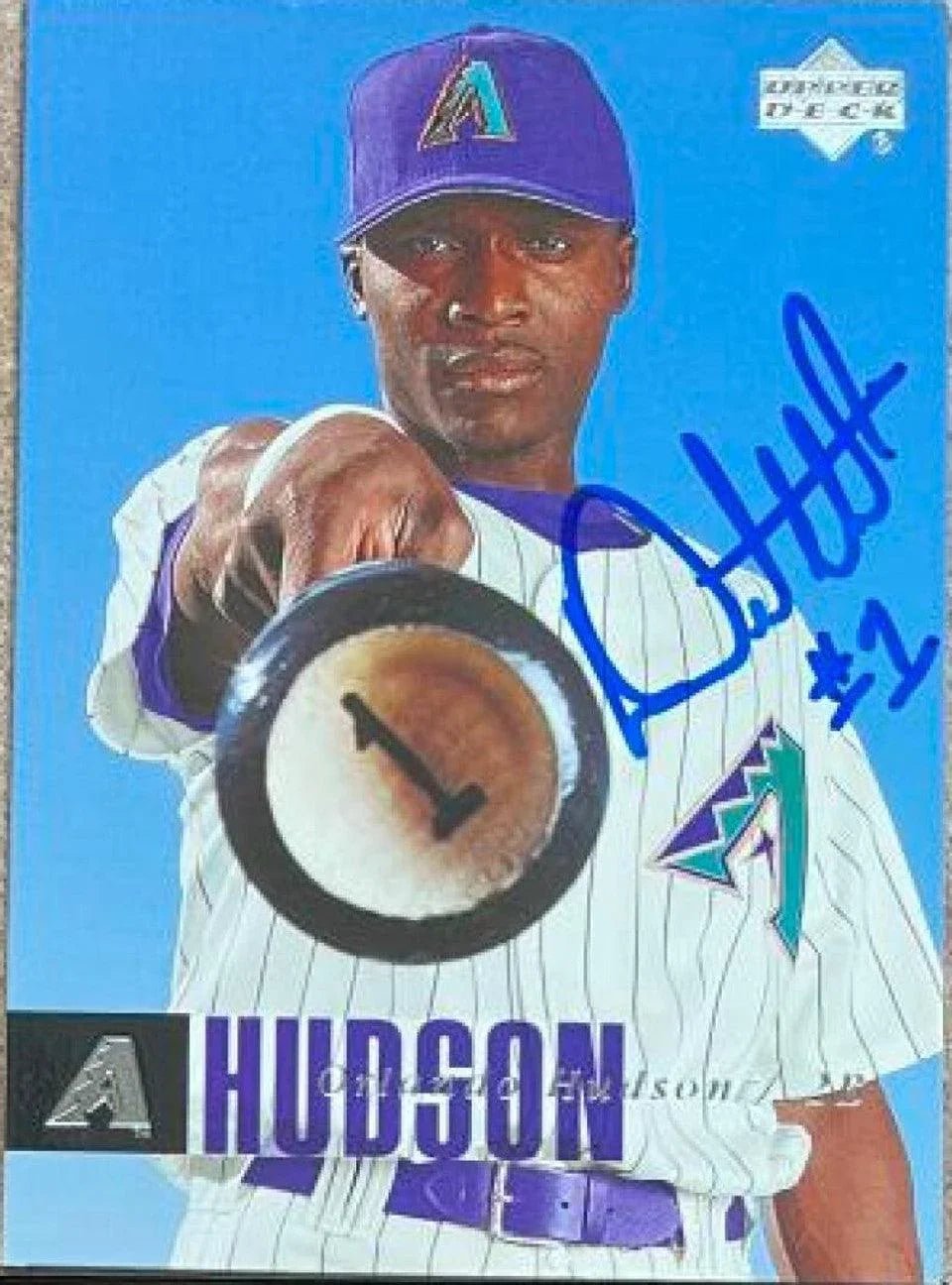 Orlando Hudson Signed 2006 Upper Deck Baseball Card - Arizona Diamondbacks