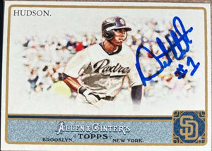 Orlando Hudson Signed 2011 Allen & Ginter Baseball Card - San Diego Padres - PastPros