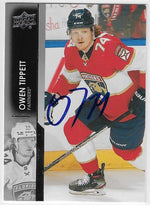 Owen Tippett Signed 2021-22 Upper Deck Hockey Card - Florida Panthers