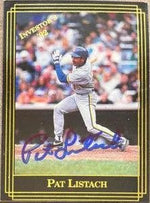 Pat Listach Signed 1992 Investor's Journal Baseball Card - Milwaukee Brewers