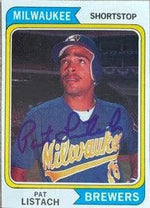 Pat Listach Signed 1992 Sports Card Price Guide Monthly Baseball Card - Milwaukee Brewers