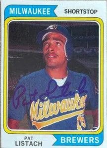Pat Listach Signed 1992 Sports Card Price Guide Monthly Baseball Card - Milwaukee Brewers - PastPros
