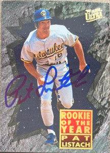 Pat Listach Signed 1993 Fleer Ultra Award Winners Baseball Card - Milwaukee Brewers - PastPros