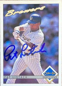 Pat Listach Signed 1993 O-Pee-Chee Baseball Card - Milwaukee Brewers - PastPros