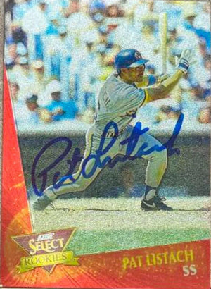 Pat Listach Signed 1993 Score Select Rookies Baseball Card - Milwaukee Brewers - PastPros