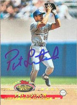 Pat Listach Signed 1993 Stadium Club Member's Choice Baseball Card - Milwaukee Brewers - PastPros