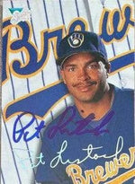 Pat Listach Signed 1993 Studio Baseball Card - Milwaukee Brewers