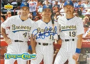 Pat Listach Signed 1993 Upper Deck Brew Crew Baseball Card - Milwaukee Brewers